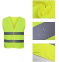 ДОРОЖНЫЙ ЖИЛЕТ С СИЛЬНЫМ СВЕТООТРАЖЕНИЕМ, ЖЕЛТЫЙ, 80 C