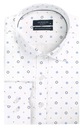 Biela bavlnená košeľa QUICKSIDE- 50/182-188 Rukáv dlhý rukáv