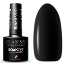 CLARESA LAKIER HYBRYDOWY do paznokci UV/LED BUTELKA Pure BLACK czerń 5g
