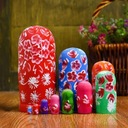 10 rétegű fa matrjoska Alsó korhatár 5