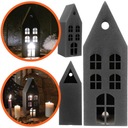 ЛАМПОЧНЫЙ ДОМИК НА СВЕТОДИОДНЫХ СВЕЧАХ ФОНАРЬ РУЧНОЙ РАБОТЫ