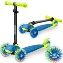 Трёхколесный самокат RICOKIDS LOCO — СИНЕ-ЗЕЛЕНЫЙ