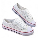 КРОССОВКИ ЖЕНСКИЕ АЖУРНЫЕ БЕЛЫЕ НИЗ 38