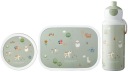 MEPAL ЛАНЧ ФРУКТОВАЯ КОРОБКА КОНТЕЙНЕР ДЛЯ ЗАВТРАКА БУТЫЛКА ДЛЯ ВОДЫ МАЛЕНЬКАЯ ФЕРМА НАБОР