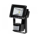 Рефлекторная лампа 10Вт, датчик движения в сумерках, 3000К