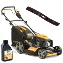 БЕНЗИНОВАЯ КОСИЛКА RIWALL 51CM 9в1 С ПРИВОДОМ 5155 В. РЕГУЛИРОВКА ПРИВОДА.