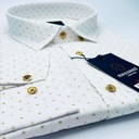 Veľká veľkosť elegantná vizitka PREMIUM pánska košeľa so vzorom REGULAR-FIT Model PREMIUM Elegancka & Casual (na co dzień) koszula