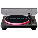 Проигрыватель со светодиодными USB-ДИНАМИКАМИ LENCO LS-50LEDBK