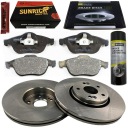 ПЕРЕДНИЕ ДИСКИ, КОЛОДКИ, RENAULT LAGUNA 2 II 01-07 300м