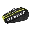 DUNLOP SX CLUB 10 RKT BLK/YEL ROCKET BAG