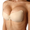 САМОПОДВИГАЮЩИЙСЯ Бюстгальтер C Бежевый бюстгальтер с открытой спиной