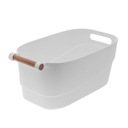 Корзина Тонга 9 л Белый контейнер для хранения