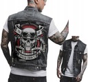 Мужской джинсовый жилет Skull FashionS