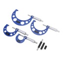 КОМПЛЕКТ MIKROMETRU 4PCS 0-1 ДЮЙМ 1-2 ДЮЙМ 2-3 ДЮЙМА 3-4 ДЮЙМА MECHANIKA L1  (17809783155) фото min 5