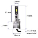 LAMP LED H27 880 881 886 9V-30V CANBUS CSP 1 PC. 