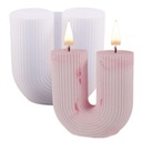 Силиконовая форма для отливки свечей и мыла, П-образные колонны.
