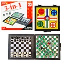 НАБОР МАГНИТНЫХ ИГРОВ ИЗ 3 МАГНИТНЫХ ИГР Китайские шахматные змеи и лестницы