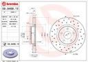 DISCOS ZAPATAS PARTE DELANTERA BREMBO FORD FOCUS II DESCAPOTABLE 