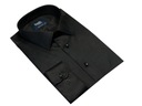 Рубашка мужская элегантная классическая, черная Espada маленькая