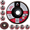 10 ДЕРЕВЯННЫХ ШЛИФОВАЛЬНЫХ ДИСКОВ ПО МЕТАЛЛУ 125 КЛАПАН P40 125 ММ