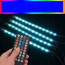 LED CAR INTERIOR LIGHT BAR 72LED TÉLÉCOMMANDE COMMANDE APPphoto 6