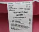 Pohodlný vankúš 40x40 husacie polotovar poľský 0,3 Kód výrobcu polska z pierza bawełniana naturalna kg