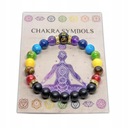 Náramok Mandala chakra joga meditácia - 2 ks Materiál drevo