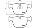 ZAPATAS PARTE TRASERA BMW X6 E71 E72 3.0 4.4 08-14 F16 F86 3.0 4.4 14-19 