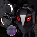 РЮКЗАК МОТОЦИКЛЕТНЫЙ IRON MAN ″ГЛАЗА LED″ NA POWERBANK USB BLUETOOTH APLIKACJA  фото 7