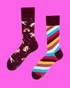 Pánske vianočné ponožky farebné vtipné dlhé darčeky na Vianoce 43-46 Silueta regular