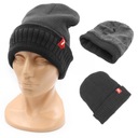 ШАПКА ЗИМНЯЯ МУЖСКАЯ УПЛОТНЕННАЯ МЕХОМ, ТЕПЛАЯ РАБОЧАЯ СЕРАЯ
