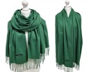 КАШЕМИРОВЫЙ ШАРФ КЛАССИЧЕСКИЙ ЗЕЛЕНЫЙ КАШЕМИРОВЫЙ ШАРФ
