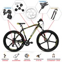MTB bicykel SIrox 29&quot; 5.2 rám 21 palcov koleso 29 &quot; čierna/žltá EAN (GTIN) 5904830351330