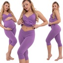 FORMOMMY LEGGINSY CIĄŻOWE GETRY SPODNIE RYBACZKI Z NISKIM STANEM M