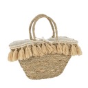 ПЛЯЖНАЯ КОРЗИНА С ДЖУТОВОЙ БАХРИКОЙ - J-LINE