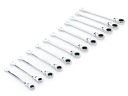 CLÉS PLAT DROITES AVEC CRÉCELLE KIT 12 PCS PUISSANTphoto 7