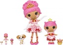 LALKA Lalaloopsy PRINCESS PARTY zestaw 7 FIGUREK