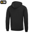 BLUZA DRESOWA MĘSKA KAPTUR BAWEŁNA POLAR HOODIE COTTON RAGLAN M-TAC CZARNA Rozmiar M