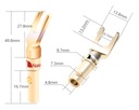 NAKAMICHI HQ Золотой лопаточный разъем для динамиков 4 шт.