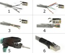 NEKU Экранированная вилка FTP STP RJ45 кат.6А 7 100 шт.