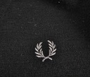 Sveter v vlnený syr FRED PERRY Merino vlna Merynos Elegantný Casual XL Dominujúca farba čierna