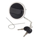 КРЫШКА ТОПЛИВНОГО БАКА, МЕТАЛЛИЧЕСКАЯ ОКАНТОВКА SCANIA 2 КЛЮЧА