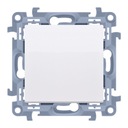 Одинарный белый переключатель Simon10 CW1.01/11