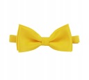 Галстук-бабочка мужская жёлтая, жёлтого цвета, на поясе