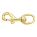 Большой латунный карабин, 80 мм.