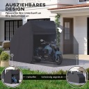 MOTORCYCLE PROTECTION FOR DWOCH MOTORCYCLES Z WENTYLACJA, 600D OXFORD, GRAY COLOR  photo 7