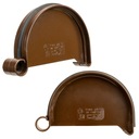 ЗАГЛУШКА ДЛЯ ЖЕЛОБА 100, УНИВЕРСАЛЬНОЕ ДНО ЖЕЛОБА Водосточные желоба Kaczmarek Karolina