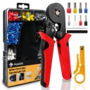 ОБЖИМНАЯ МАШИНА ДЛЯ ВТУЛОК СОЕДИНИТЕЛЕЙ ПРОВОДОВ КОМПЛЕКТ ПРЕСС + ПУЛЯ 1270 ШТ.