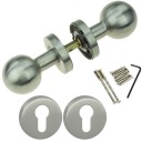 GAŁKA KULA DO DRZWI BRAMKI FURTKI STAL NIERDZEWNA