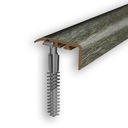 LISTWA KĄTOWNIK SCHODOWY 30x14mm PVC DĄB 3P 1m